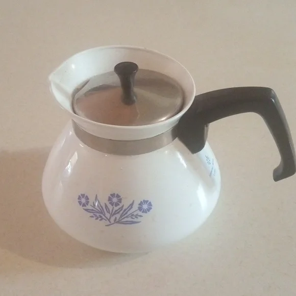 Corning Ware Cornflower Tea Kettle Coffee Pot. - Picture 1 of 8